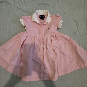 Ralph Lauren Pink  with White Collar